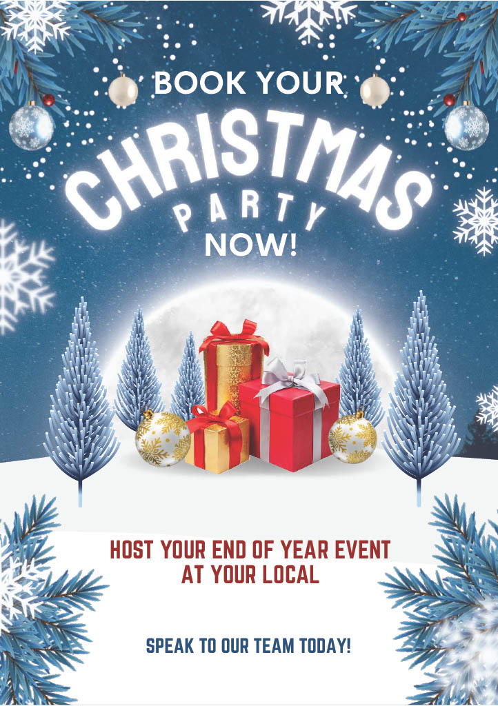 Book Your Christmas Party! - The Cheeky Squire